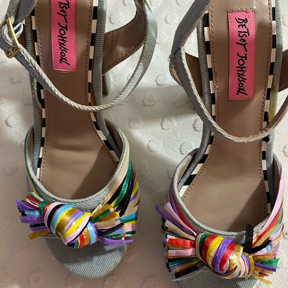 Betsey Johnson Mandy platform sandal  ($20.00 IS THE FINAL PRICE) - Picture 8 of 14